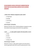 CPL250 BEAKER CLINICAL PATHOLOGY ADMINISTRATION EXAM PRACTICE QUESTIONS COMPLETE WITH VERIFIED ANSWERS