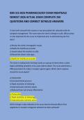 BSN 315 HESI PHARMACOLOGY EXAM NIGHTGALE NEWEST 2026 ACTUAL EXAM COMPLETE 250 QUESTIONS AND CORRECT DETAILED ANSWERS