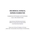 HESI MED SURG EXAM V1 2026&sol;2027 &vert; 55 Real Exam Screenshots & Answers &vert; Score 1026 Verified &vert; Pass Guaranteed - A&plus; Graded&NewLine;&NewLine;