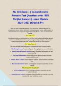 Nu 136 Exam 1 &vert; Comprehensive Practice Test Questions with 100&percnt; Verified Answers &vert; Latest Update 2026 -2027 &lpar;Graded A&plus;&rpar;&NewLine;
