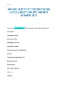 NHA EKG CERTIFICATION STUDY GUIDE&NewLine;&vert;ACTUAL QUESTIONS AND CORRECT&NewLine;ANSWERS 202