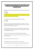 ATLS EXAM REVIEW -ADVANCED TRAUMA LIFE SUPPORT &vert;ACTUAL QUESTIONS & VERIFIED ANSWERS&vert;A&plus; GRADED&vert;BRAND NEW 2026&sol;2027 UPDATE