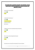 ATLS PREP EXAM -ADVANCED TRAUMA LIFE SUPPORT &vert;ACTUAL QUESTIONS & VERIFIED ANSWERS&vert;A&plus; GRADED&vert;BRAND NEW 2026&sol;2027 UPDATE
