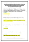 ATLS COMPREHENSIVE STUDY GUIDE -ADVANCED TRAUMA LIFE SUPPORT &vert;ACTUAL QUESTIONS & VERIFIED ANSWERS&vert;A&plus; GRADED&vert;BRAND NEW 2026&sol;2027 UPDATE