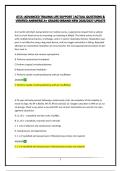 ATLS -ADVANCED TRAUMA LIFE SUPPORT &vert;ACTUAL QUESTIONS & VERIFIED ANSWERS&vert;A&plus; GRADED&vert;BRAND NEW 2026&sol;2027 UPDATE