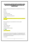 ATLS STUDY GUIDE -ADVANCED TRAUMA LIFE SUPPORT &vert;ACTUAL QUESTIONS & VERIFIED ANSWERS&vert;A&plus; GRADED&vert;BRAND NEW 2026&sol;2027 UPDATE