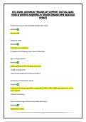 ATLS BUNDLED EXAMS -ADVANCED TRAUMA LIFE SUPPORT &vert;ACTUAL QUESTIONS & VERIFIED ANSWERS&vert;BRAND NEW 2026&sol;2027 UPDATE