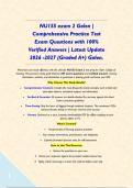 NU155 exam 2 Galen &vert; Comprehensive Practice Test Exam Questions with 100&percnt; Verified Answers &vert; Latest Update 2026 -2027 &lpar;Graded A&plus;&rpar; Galen&period;&NewLine;