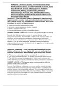 NURS240 &ndash; Pediatric Nursing &vert; Comprehensive Study Guide&comma; Practice Exam&comma; Exam Questions & Answers&comma; Exam Prep Test Bank&comma; Growth & Development&comma; Pediatric Assessment&comma; Family-Centered Care&comma; Pediatric Pharmacology&comma; Neonatal Care&comma; Childhood Disorders&comma; Clinical J