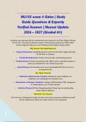 NU155 exam 4 Galen &vert; Study Guide Questions & Expertly Verified Answers &vert; Newest Update 2026 &ndash; 2027 &lpar;Graded A&plus;&rpar;&NewLine;