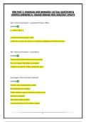 FRM PART 2 -FINANCIAL RISK MANAGER &vert;ACTUAL QUESTIONS & VERIFIED ANSWERS&vert;A&plus; GRADED&vert;BRAND NEW 2026&sol;2027 UPDATE
