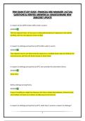 FRM EXAM STUDY GUIDE -FINANCIAL RISK MANAGER &vert;ACTUAL QUESTIONS & VERIFIED ANSWERS&vert;A&plus; GRADED&vert;BRAND NEW 2026&sol;2027 UPDATE