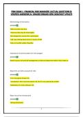 FRM BUNDLE -FINANCIAL RISK MANAGER &vert;ACTUAL QUESTIONS & VERIFIED ANSWERS&vert;BRAND NEW 2026&sol;2027 UPDATE