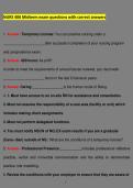  NURS 406 Midterm Exam &vert; Comprehensive Practice Questions & Detailed Answers