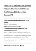 ONE YIELD v2 Certification Exam Questions &NewLine;And Correct Answers &lpar;Verified Answers&rpar; &NewLine;Plus Rationales 2027 Q&A &vert; Instant &NewLine;Download Pdf