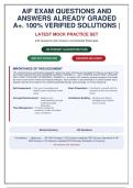AIF Exam Questions & Answers &lpar;240&plus; Verified Solutions&rpar; &vert; Updated for Latest Fiduciary Standards &vert; Graded A&plus;