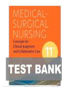 TEST BANK FOR Medical-Surgical Nursing&colon; Concepts for Clinical Judgment and Collaborative Care 11th edition by Donna D&period; Ignatavicius ISBN&colon; 978-0323878265 COMPLETE GUIDE WITH RATIONALES 100&percnt; VERIFIED A&plus; GRADE ASSURED&excl;&excl;&excl;&excl;NEW LATEST UPDATE&excl;&excl;&excl;&excl;&excl;&excl;