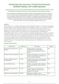Florida State Fire Instructor 3 Exam 2026-2027 QUESTIONS AND ANSWERS ALREADY GRADED A&plus;&period; 100&percnt;&NewLine;Verified Solutions &vert; Updated Per Latest Bureau of Fire Standards & Training Guidelines &vert; Graded A&plus;