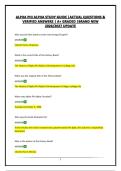 ALPHA PHI ALPHA STUDY GUIDE &vert;ACTUAL QUESTIONS & VERIFIED ANSWERS&vert;A&plus; GRADED&vert;BRAND NEW 2026&sol;2027 UPDATE