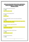 ALPHA PHI ALPHA FINAL EXAM  &vert;ACTUAL QUESTIONS & VERIFIED ANSWERS&vert;A&plus; GRADED&vert;BRAND NEW 2026&sol;2027 UPDATE