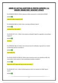AMMO 49  &vert;ACTUAL QUESTIONS & VERIFIED ANSWERS&vert;BRAND NEW 2026&sol;2027 UPDATE