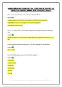 AMMO 49 & 18 NKO EXAM  &vert;ACTUAL QUESTIONS & VERIFIED ANSWERS&vert;BRAND NEW 2026&sol;2027 UPDATE