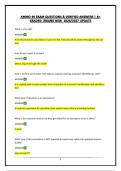 AMMO 49 EXAM QUESTIONS & VERIFIED ANSWERS&vert;BRAND NEW 2026&sol;2027 UPDATE