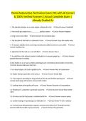 Postal Automotive Technician Exam 944 with all Correct & 100&percnt; Verified Answers &vert;Actual Complete Exam &vert;Already Graded A&plus;