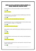 AMMO 49 EXAM&vert; QUESTIONS & VERIFIED ANSWERS&vert;BRAND NEW 2026&sol;2027 UPDATE