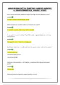 AMMO 49 EXAM &vert; ACTUAL QUESTIONS & VERIFIED ANSWERS&vert;BRAND NEW 2026&sol;2027 UPDATE