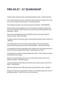 PMK-EE-E7 - E7 SEAMANSHIP Questions and Explained Answers &lpar;2026&sol;2027&rpar;&NewLine;