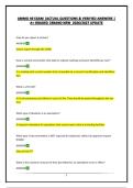 AMMO 49 EXAM BUNDLE &vert;QUESTIONS & VERIFIED ANSWERS&vert;BRAND NEW 2026&sol;2027 UPDATE