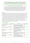 RVTI Level 1 Certification Exam 2026-2027 QUESTIONS AND ANSWERS ALREADY GRADED A&plus;&period; 100&percnt;&NewLine;Verified Solutions &vert; Updated Per Latest Guidelines &vert; Graded A&plus;
