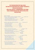 TCFP DRIVER&sol;OPERATOR FINAL EXAM &NewLine;500 PRACTICE QUESTIONS WITH CORRECT ANSWERS & &NewLine;DETAILED RATIONALES &NewLine;2026&ndash;2027 UPDATE &vert; COMPREHENSIVE TEST BANK &NewLine;TEXAS COMMISSION ON FIRE PROTECTION &lpar;TCFP&rpar; &NewLine;CERTIFICATION