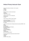 Indiana Primary Instructor Exam Questions and Explained Answers &lpar;2026&sol;2027&rpar;&NewLine;