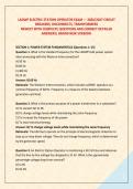 LADWP ELECTRIC STATION OPERATOR EXAM &mdash; 2026&sol;2027 CIRCUIT &NewLine;BREAKERS&comma; DISCONNECTS&comma; TRANSFORMERS  &NewLine;NEWEST WITH COMPLETE QUESTIONS AND CORRECT DETAILED &NewLine;ANSWERS&vert; BRAND NEW VERSION&excl;