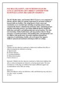 DCF HEALTH&comma; SAFETY&comma; AND NUTRITION EXAM 200 &NewLine;ACTUAL QUESTIONS AND CORRECT ANSWERS WITH &NewLine;RATIONALE LATEST 2026 ALREADY GRADED A&plus;