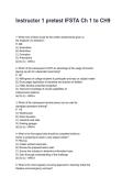 Instructor 1 pretest IFSTA Ch 1 to CH9 Updated 2026&sol;2027 Questions with Expert-Verified Answers&NewLine;