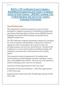 RESNA ATP Certification Exam Evaluation &ndash; &NewLine;Rehabilitation Engineering and Assistive Technology &NewLine;Society of North America &ndash; 2026&sol;2027 Academic Year &NewLine;Verified Questions and Answers for Assistive &NewLine;Technology Professionals 