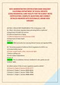 RCFE ADMINISTRATOR CERTIFICATION EXAM 2026&sol;2027 &NewLine;CALIFORNIA DEPARTMENT OF SOCIAL SERVICES &NewLine; &lpar;CDSS&rpar; RESIDENTIAL CARE FACILITY FOR THE ELDERLY &lpar;RCFE&rpar; &NewLine;CERTIFICATION&vert; COMPLETE QUESTIONS AND CORRECT &NewLine;DETAILED ANSWERS WITH RATIONALES&vert; BRAND NEW &NewLine;VERSION&excl;