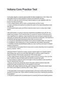 Indiana Core Practice Test Questions and Explained Answers &lpar;2026&sol;2027&rpar;&NewLine;