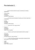 Fire Instructor 2 Updated 2026&sol;2027 Questions with Expert-Verified Answers&NewLine;