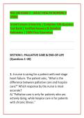 NSG 430 EXAM 1 &ndash; ADULT HEALTH NURSING II&NewLine;&lpar;2026&rpar;&NewLine;Grand Canyon University &vert; Complete 100-Question &NewLine;Test Bank &vert; Verified Answers & Detailed &NewLine;Rationales &vert; 100&percnt; Pass Guarantee