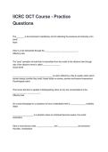 IICRC OCT Course - Practice Questions  and Explained Answers &lpar;2026&sol;2027&rpar;