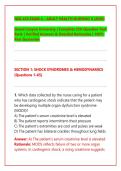 NSG 430 EXAM 4 &ndash; ADULT HEALTH NURSING II &lpar;2026&rpar;&NewLine;Grand Canyon University &vert; Complete 250-Question Test &NewLine;Bank &vert; Verified Answers & Detailed Rationales &vert; 100&percnt; &NewLine;Pass Guarantee