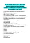 PSI TEXAS STATE BOARD NAIL TECH EXAM 2026&sol;2027 WITH 100&plus; QUESTIONS AND CORRECT ANSWERS&lpar;100&percnt; CORRECT ANSWERS&rpar; BRAND NEW&excl;&excl; PROMPT ONLY