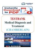 Test Bank for Medical Diagnosis and Treatment&vert; Clinical Diagnosis & Treatment Questions & Answers with well-structured rationales by Maxine A&period; Papadakis isbn- 978-1265556037