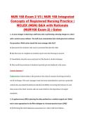 NUR 168 Exam 2 V1&ndash;V3 &vert; NUR 168 Integrated Concepts of Registered Nursing Practice &vert; Galen College of Nursing &vert; NCLEX &lpar;NGN&rpar; Q&A with Rationale &lpar;NUR168 Exam 2&rpar;