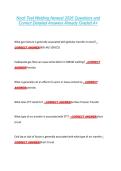 Nocti Test Welding Newest 2026 Questions and &NewLine;Correct Detailed Answers Already Graded A&plus; 