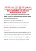 NUR 168 Exam 4 V1&ndash;V3 &vert; NUR 168 Integrated Concepts of Registered Nursing Practice &vert; Galen College of Nursing &vert; NCLEX &lpar;NGN&rpar; Q&A with Rationale &lpar;NUR168 Exam 4&rpar;